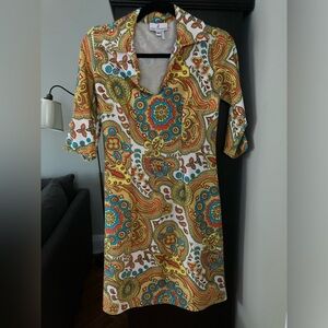 Jude Connally Paisley Shirtdress